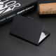EHRENMANN anti-fingerprint titanium steel business card holder for men and women business fashion ultra-thin metal business card case business card case black