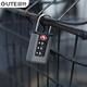 Goode (GoTe) Passwort Sperre Vorhängeschloss TSA Reisetasche Backpack Lock Anti-Diebstahl Koffer Schloss Schloss Schublade Schloss