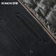 Luo Meng 90% duck down woolen coat men's mid-length autumn and winter thickened down-lined woolen coat men's work wear