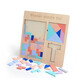 
Jigsaw puzzle children use hands-on brain intelligence early education tangram teaching aids elementary school students use intelligence digital toys Tetris logarithmic board building blocks Macaron intellectual puzzle three-in-one