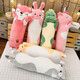 Princess Bear Pillow Girl Doll Long Strip mignon poupée somnifère coussin jouet peluche tissu dessin animé animal Unicorn 70 cm