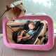 Caranku car child safety seat baby viewing mirror basket mirror reverse seat viewing mirror white mirror