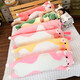 Princess Bear Pillow Girl Doll Long Strip mignon poupée somnifère coussin jouet peluche tissu dessin animé animal Unicorn 70 cm