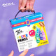 Mont Marte Finger Painting Pigment Set Washable Children's Drawing Set Doodle Hand Drawing Children's Toys Boys and Girls Gifts 60ml Finger Painting Basic 12 Colors [Upgrade]