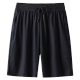 JIAYE summer breathable shorts men's shorts thin casual sports loose ice silk men's pants large pants black 3XL