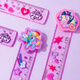 
Cartoon cute ruler Student little pony 15CM turn ruler Girl heart acrylic Cool Lomi Melody ruler children's fun and transparent Cool Lomi YZ9763+Melody YZ9765 1 each