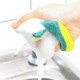 Qianhui dishwashing sponge kitchen rag scouring pad clean and degreasing sponge brush dishcloth 10 pieces