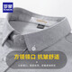 Lomon [100% Baumwolle] reines Baumwoll-Kurzärmel-Hemd für Herren Frühling und Sommer dünn Geschäfte Casual Feste Farbe Baumwolle ohne Eisen schlank halbärmelig Oxford Shirt Basis Hemd High-End Top White D701 44