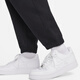 Nike (NIKE) official men's plus velvet trousers, wardrobe trousers, knitted loose casual embroidery, personalized soft DX1365 010 black/white L
