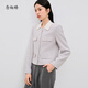 La misma chaqueta de fragancia pequeña de Niannujiao con femenino de estilo de celebridad cuello redondo corto cjjj309 gris Huaya ni CNJ4859C5 L [115-125Jin [Jin equivale a 0.5 kg]]]