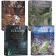 The Hobbit / The Lord of the Rings Boxed Set Original English Color Ilustrations Original Tolkien Middle-Tierra Fantasy Novels.
