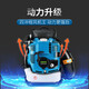 Piggy gasoline hair dryer engineering road administration blower wind power fire extinguishing road sweeper snow blower two-stroke high-end EB9757.0 horsepower