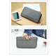 POSO Multi-functional ID storage bag ticket clip travel passport bag hand hold card bag wallet waterproof air ticket passport clip orange