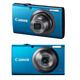 Canon PowerShot A2300 Retro HD ccd digital camera travel portable card machine D30/12.1 million/5 times Blue (three defense) package four