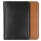 Kimo (KEMY) European and American cowhide passport bag two-layer cowhide ticket wallet travel document storage bag multi-function simple and elegant card brown