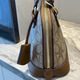 I.T CKENGRT2024 Chinese Valentine's Autumn and Winter Fashion Classic Versatile High-quality Texture Shell Bag Niche Hand-Laundry Single Shoulder Crossbody Bag Women's Khaki Medium Bag