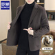 Romon Traje de lana de lana de doble cara Men's 2025 NUEVO LUME LUXURY LUXEN JUNDA DE LUMEN DE LUMENO AUTINGULA MENOS ESTILE ESTILO GRIS 180/96A