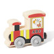 Carlbee Children's Magnetic Digital Letters Magnetic Train Baby Toy Toy Building Blocys Assemblé Boy and Girl Birthday Gifts 12 [Reconnaître les chiffres] Magnétique en bois Train en bois