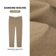 Tanzen mit Wölfen [Qualitätsbaumwolle] Business Casual Commuter Hosen Stretch Herren lässig Hosen 701 Khaki 33