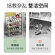 Le Aijia multi-layer shoe rack door simple storage rack dormitory living room reinforced widened steel tube shoe rack