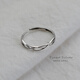 Yinao (yinao) 925 Sterling Silber Ring für Frauen Neues kleiner Pinky Index Finger Eins Ring Selbstdisziplin Heck Ring Geburtstag Valentinstag Geschenk für Selbstverletzungsring [Öffnung kann angepasst werden]