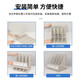 得力（deli） 文件框三联塑料文件架资料架文件栏文件筐收纳架加厚文件框文件架书立书架办公用品大全 【四联文件框-灰】单个装 9848