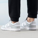 
Nike (NIKE) men's shoes 2025 new summer DUNK LOW sports shoes retro board shoes rubber sole low top light casual shoes white mist gray DD1391-103 42.5