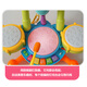 Meibosen Kinder-Drum Stand Baby über 6 Monate Early Early Education Hand-Photos für Babys schlägt Jazz Drum Instrument Toy Classic Model-Drum-Pink [Aufladen Version]
