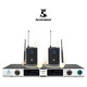 Avcrowns Crown AC-826 Reunión de uno a dos Reuniones de la solapa de la cabeza Micrófono inalámbrico Reunión de alta gama al aire libre AC-826 Clip de solapa doble