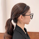 U-shaped hairband for women who can wear glasses 2024 temperament pressed hairpin face wash headband headwear summer black + coffee color