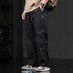 Houtan American hochwertige, gelegentliche Hose für Männer loser Sommer dünne Eisseide für Männer gegen kräftige, seidige Tupplungshosen für Männer braune Farbe l (125-145jin [Jin gleich 0,5 kg])
