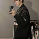 Digada motorcycle baseball jacket men's spring new American high street racing trend casual top TMGCD-W623 black XL