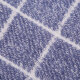 Jialiya towel home textile classic plaid series Xinjiang cotton strong water-absorbent face washcloth 2 pack blue/grey