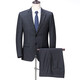 Hong Kong Classic Car Business formeller Anzuganzug Anzug Hersteller Anzug Bräutigam Best Man Hochzeitskleid Marke mittleren Alters Middle Color Wolle Anzug High -End -Jacke regulärer Stil 9721 Stil - Marineblau 185/100a - Hosengröße bitte hinterlassen