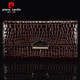 Pier Cardin brand women's handbags real cowhide fashion clutch bags top layer cowhide hand grab bag women's wallet multiple cards women's ticket clips brown fashion