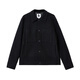 Jack Jones (Jack/Jones) Herrenkleidung Frühling und Herbst Straight Dust Fashion Street Kurzwolle Jacke Herren 100% Wolle Freizeitjacke Herren E40 Black XL 185
