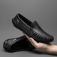 
Qice Doudou shoes men's British fashion lazy driving loafer shoes Internet celebrity soft bottom business formal casual shoes MT9901 black 41