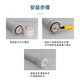 MIRSEGEI Purificateur d'eau Qinyuan applicable Cylindre QR-RL-403ABCD KRL3863 Ensemble complet de 400gro Films Osmosis Ro Films 400G