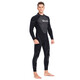 YON SUB one-piece wetsuit 1.5mm men and women winter swimming warm long-sleeved wetsuit snorkeling suit black M
