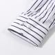 
Conch (CONCH) striped shirt men's long-sleeved shirt 100% pure cotton high-spin hot-scalding anti-wrinkle business casual trendy high-end old brand 1047 blue and white stripes bagged 40