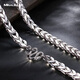 Miss JuJu PT950 platinum necklace men's platinum herringbone chain domineering boss keel snake bone chain thick and wide chain can be customized, weight 40.07g, length 64cm, thickness about 4.5mm