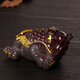 Feixiang tea pet ornaments, color-changing golden toad tea pet ornaments, tea set, toad tea art accessories, lucky toad tea pet tea play, golden golden toad