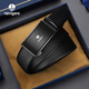 NAVIGARE Italien Small Sailboat Men's Celt's Celt's Cel's's's's Great Leather Cuir Men's Birthday Gift Black (Counter Gift Box) N4A826Z-171103A 115cm [poids suggéré 130-165jin [Jin est égal à 0,5 kg]]]