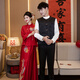 Longmanis xiuhe costume nouveau style chinois 2025 Nouveau couple robe de mariée robe de mariée robe de mariée robe de pain de pain