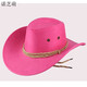 Nozhi Meng, grand chapeau de cowboy occidental à grand bord, chapeau de soleil pour hommes et femmes, grand bord, chapelet de soleil d'équitation, chapeau de plage, NE677, brun foncé, style adulte