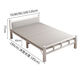INIU Klappbett Haushalt Einzelbett Büro Mittagspause BREAK 1,2 Meter Hartplattenbett plus Bett tragbares einfaches Eisenbett [Einzelbett] 70*190 cm