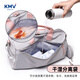 KMV sports fitness bag women's bag small dry and wet separation diagonal short-distance travel bag swimming storage training gray pink 18L fitness version medium size