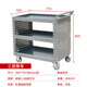 Renjuyi three-layer product cart inspection cart thickened workshop cart 780*550*800 high maintenance cart tool cart 550*780*800 three-layer