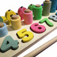 Puzzle de puzzle Les enfants utilisent des éducateurs éducatifs précoces à l'éducation précoce des aides à l'enseignement élémentaire utilisent des jouets numériques de renseignement