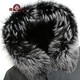 Beast King Park Superando hombres Haining Fur Coat Fox For Collar de piel Menora Rabbit Fur Inner Liner Inner Autumn and Winter Medium Longitud más terciopelo.
